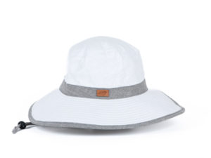 Chapeau grand bord anti-UV SOWAY Gris souris