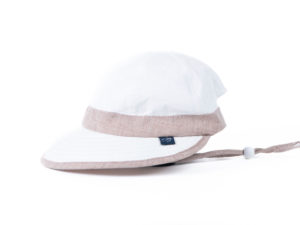 Casquette grande visière anti-UV enfant SOWAY vieux rose