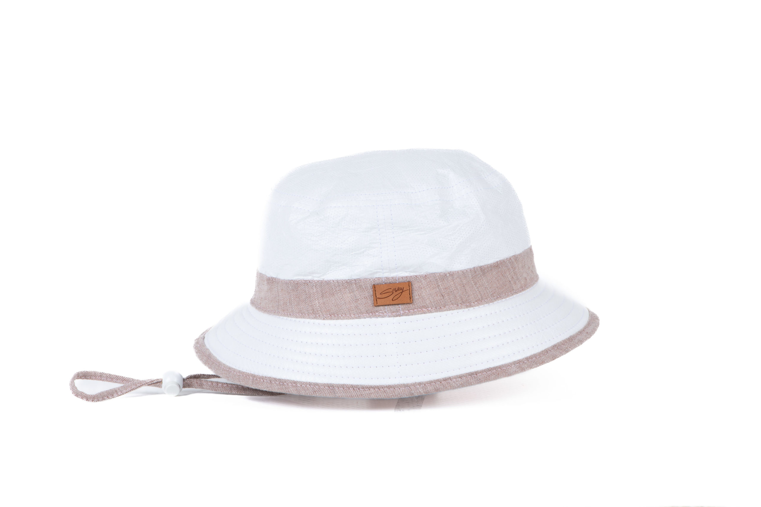 Soway Bob Amaury Cappello Anti-UV - Bianco E Blu, Taglia S/M (55/57 Cm) Unisex