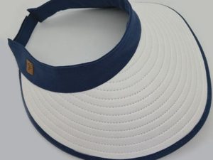 Visière anti-UV femme "Bauloise" 7 ou 12 cm – (4 couleurs)