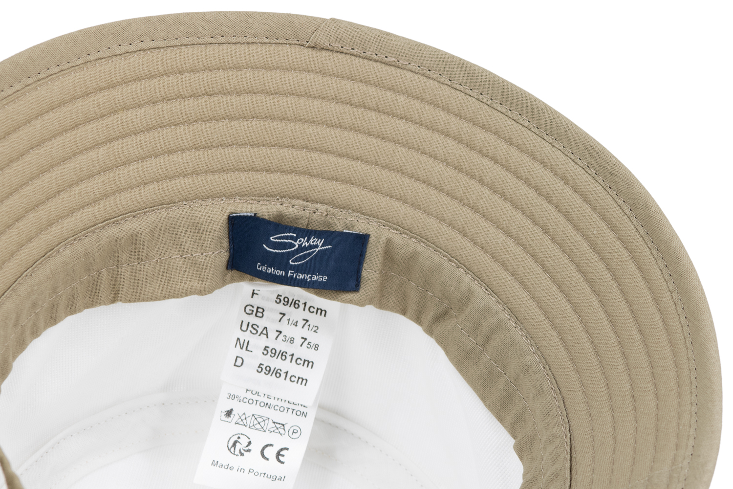 Bob anti-UV Beige / Ficelle